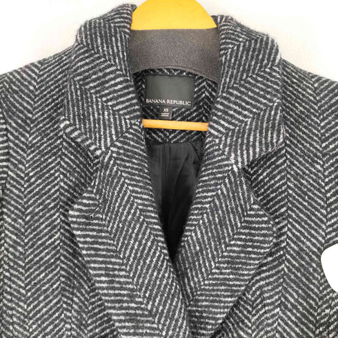 バナナリパブリック BANANA REPUBLIC ヘリンボーン コート レディース JPN:XS