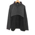 ギャップ Gap 00S リフレクター パイピング 2トーン ハーフジップ プルオーバー フリースジャケット メンズ import:L