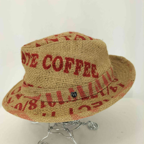 HILLS HATS 総柄ストローハット メンズ
