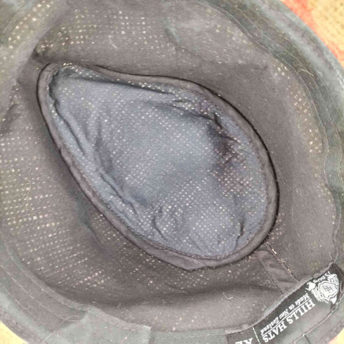 HILLS HATS 総柄ストローハット メンズ