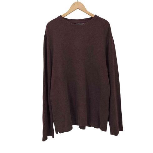 バナナリパブリック BANANA REPUBLIC 00S ニット編み クルーネック スウェット メンズ import:L