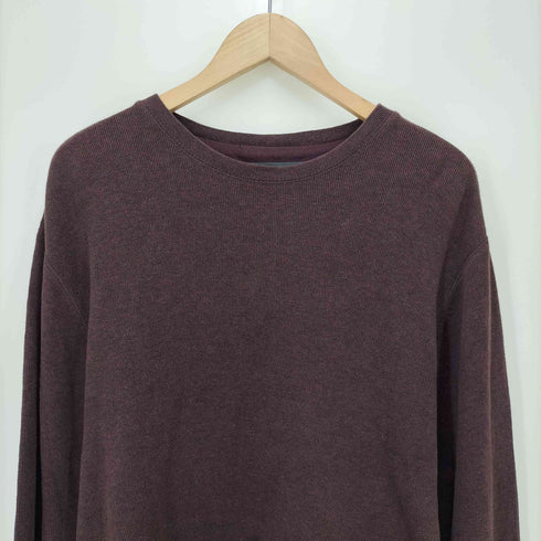 バナナリパブリック BANANA REPUBLIC 00S ニット編み クルーネック スウェット メンズ import:L