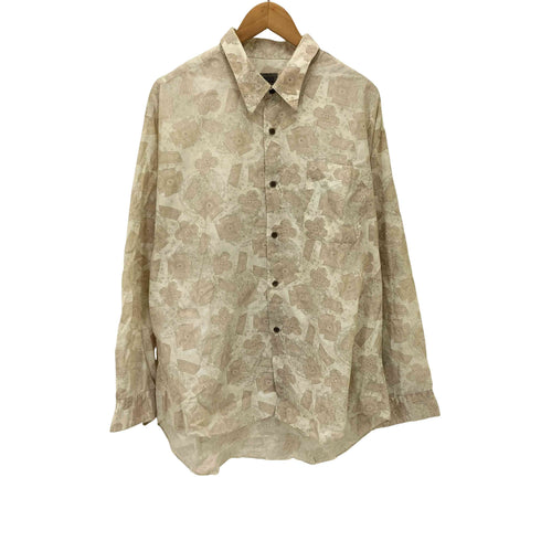 セントアーサー SENT ARSER 総柄 レギュラーカラー L/S シャツ ビッグサイズ メンズ 3L
