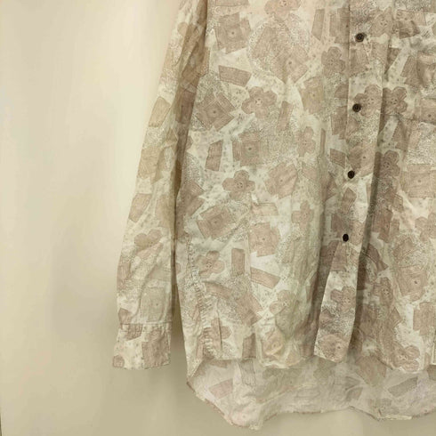 セントアーサー SENT ARSER 総柄 レギュラーカラー L/S シャツ ビッグサイズ メンズ 3L