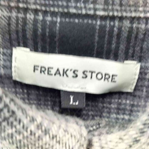 フリークスストア FREAKS STORE 23AW オンブレチェック L/S シャツ メンズ import:L
