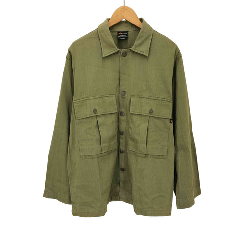 アルファインダストリーズ ALPHA INDUSTRIES M-43 HBT ヘリンボーン ツイル ジャケット 13スター メンズ import:M