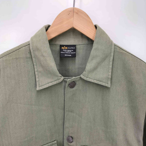 アルファインダストリーズ ALPHA INDUSTRIES M-43 HBT ヘリンボーン ツイル ジャケット 13スター メンズ import:M