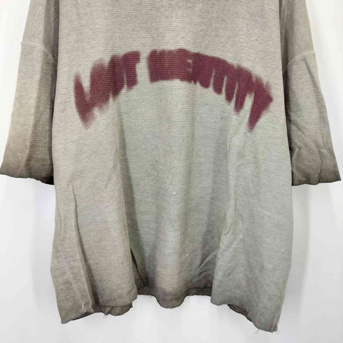 ザラ ZARA ダメージ デストロイ サーマル S/S カットソー メンズ import:L