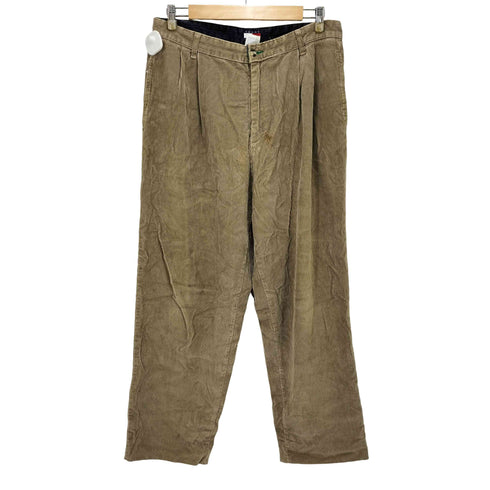 トミーヒルフィガー TOMMY HILFIGER 90S 太畝 コーデュロイ パンツ メンズ 33 32