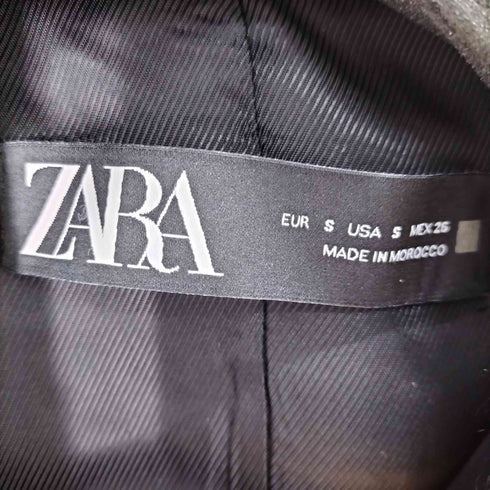 ザラ ZARA 金ボタン ダブルテーラードジャケット レディース import:S