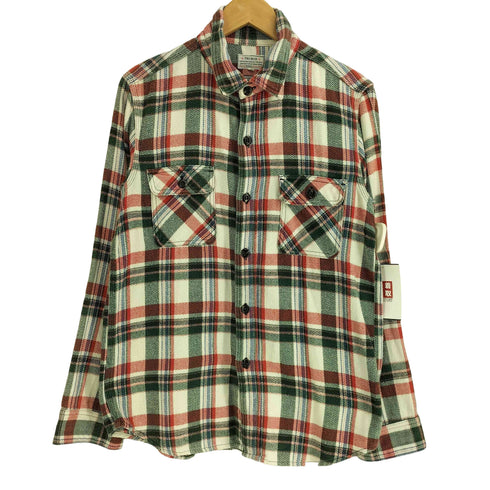 トゥームーン two moon コットン チェック ネルシャツ メンズ US:38