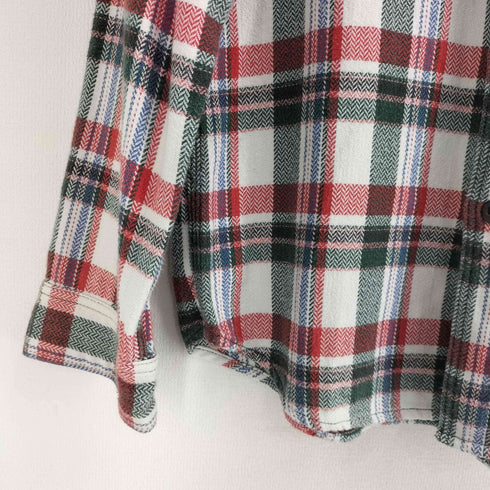 トゥームーン two moon コットン チェック ネルシャツ メンズ US:38