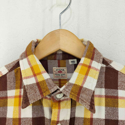 シュガーケーン SUGAR CANE TWILL CHECK WORK SHIRT メンズ JPN:S
