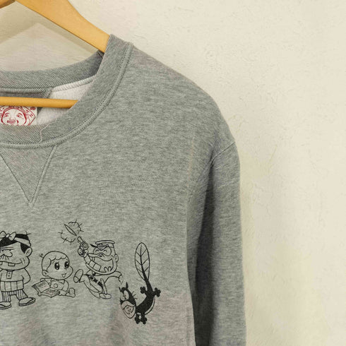 エヴィス EVISU カモメ 両V キャラクタープリント クルーネックスウェット メンズ US:40