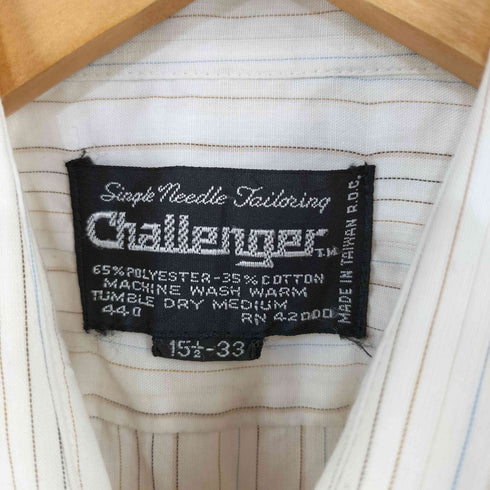 CHALLENGER L/S ストライプ長袖シャツ メンズ 15 1/2-33