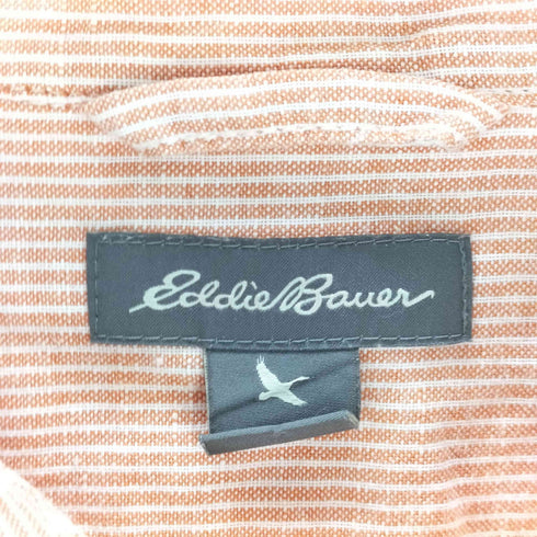 エディーバウアー Eddie Bauer 00s バンドカラー ストライプシャツ メンズ JPN:L