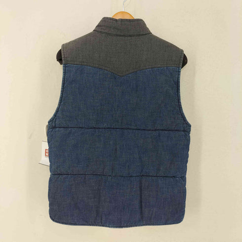 モモタロウジーンズ MOMOTARO JEANS インディゴ 中綿ベスト メンズ US:38