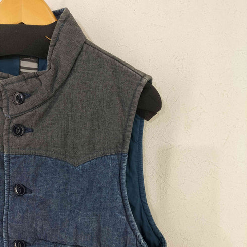 モモタロウジーンズ MOMOTARO JEANS インディゴ 中綿ベスト メンズ US:38