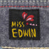 エドウィン EDWIN Miss Y2K コットンリネン デニム レディース JPN:S