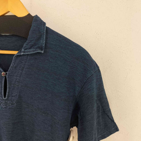 ウミ umii908 インディゴ ポロシャツ メンズ JPN:3