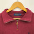 ポロラルフローレン POLO RALPH LAUREN ポニー刺繍 ハーフジップ コットンニット メンズ import:L