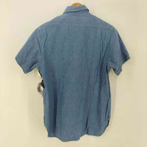 バズリクソンズ BUZZ RICKSONS BLUE CHAMBRAY S/S WORK SHIRT メンズ 14-14 1/2