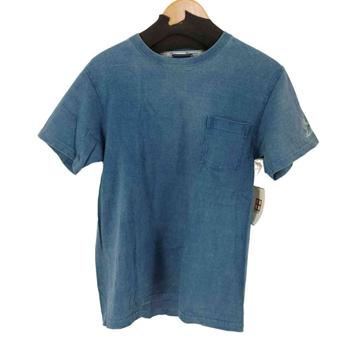 フェローズ PHERROWS インディゴ ポケットTシャツ メンズ US:38