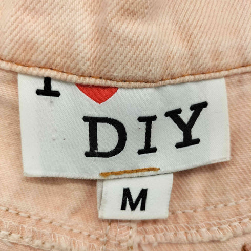 I LOVE DIY バレルレッグ カラーデニム バギー レディース M