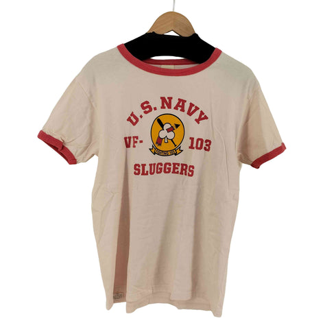 バズリクソンズ BUZZ RICKSONS U.S. Navy VF-103 リンガーTシャツ メンズ JPN:M