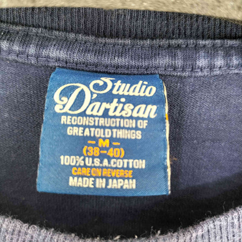 スタジオダルチザン STUDIO DARTISAN プリント半袖Tシャツ メンズ JPN:M