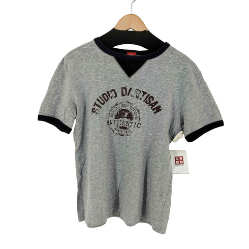 スタジオダルチザン STUDIO DARTISAN 前V リンガーTシャツ メンズ JPN:M