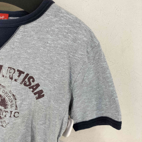 スタジオダルチザン STUDIO DARTISAN 前V リンガーTシャツ メンズ JPN:M