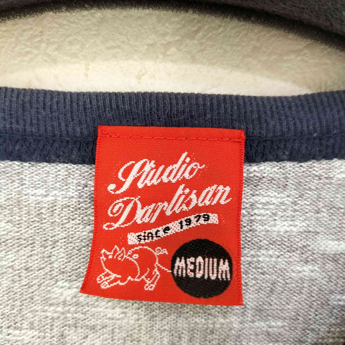 スタジオダルチザン STUDIO DARTISAN 前V リンガーTシャツ メンズ JPN:M