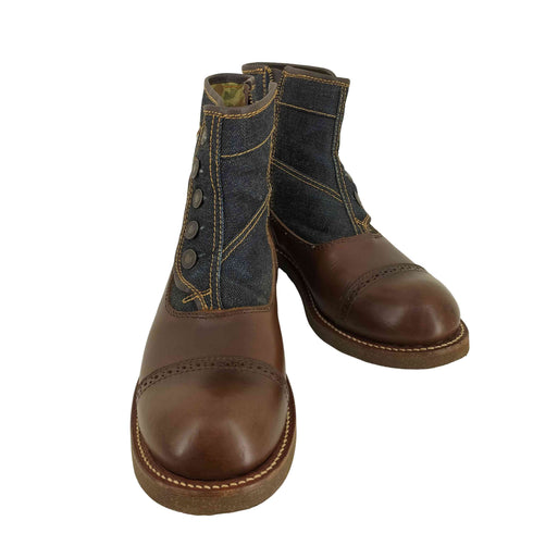 モモタロウジーンズ MOMOTARO JEANS monad デニムボタンブーツ メンズ JPN:25.5