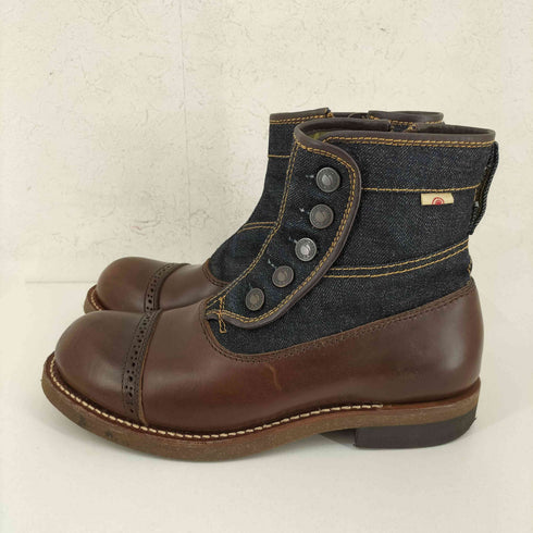 モモタロウジーンズ MOMOTARO JEANS monad デニムボタンブーツ メンズ JPN:25.5