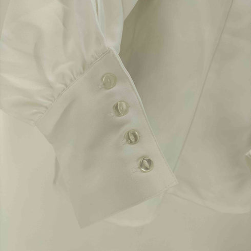 ウィルフリー willfully gather sleeve band collar BL レディース FREE