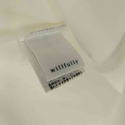 ウィルフリー willfully gather sleeve band collar BL レディース FREE