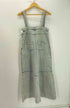 ウィルフリー willfully A line denim suspenders skirt OP レディース FREE