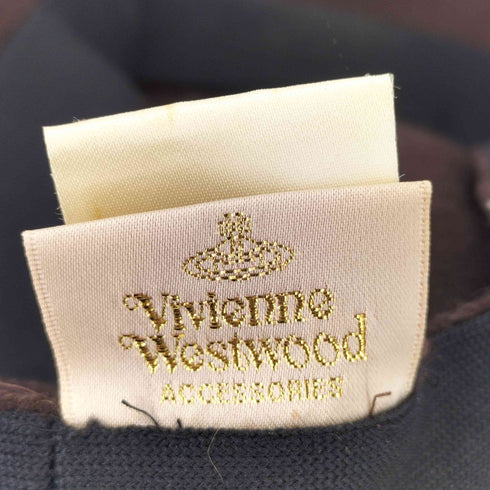 ヴィヴィアンウエストウッドアクセサリー Vivienne Westwood Accessories 刺繍ロゴ ベレー帽 レディース