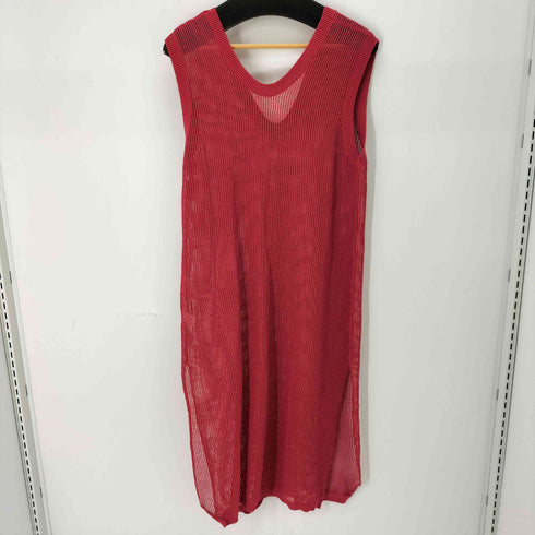 ユナイテッドアローズグリーンレーベルリラクシング UNITED ARROWS green label relaxing メッシュ ロングベスト ワンピース レディース FREE
