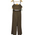 ラウンジドレス Loungedress ヘリンボンワイドパンツ ビスチェ セットアップ レディース M