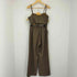 ラウンジドレス Loungedress ヘリンボンワイドパンツ ビスチェ セットアップ レディース M