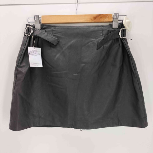 リヴドロワ RIVE DROITE ライクレザーオーバースカート レディース FREE