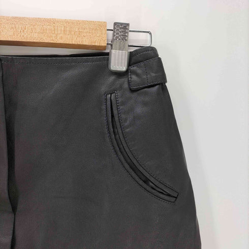 リヴドロワ RIVE DROITE ライクレザーオーバースカート レディース FREE