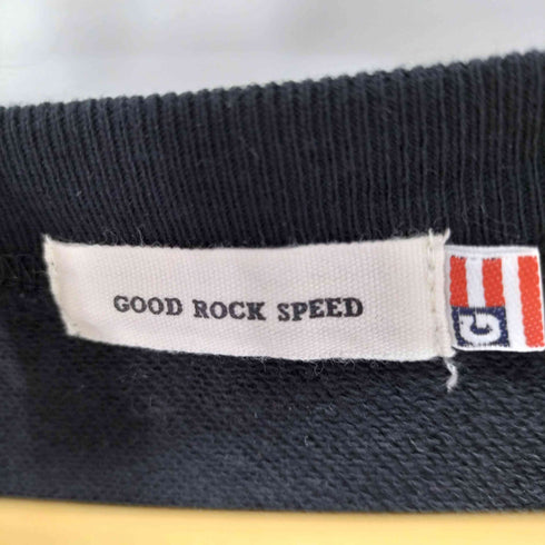 グッドロックスピード GOOD ROCK SPEED Vネックロゴウラケプルオーバー Michigan 08 レディース FREE