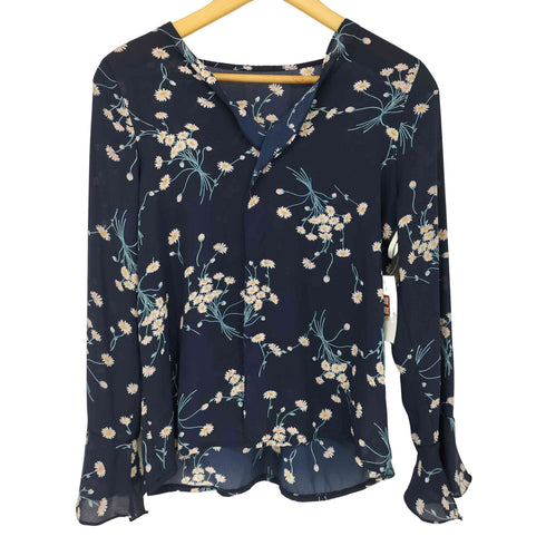 ジェナ JENA espace merveilleux 花柄 シアーブラウス レディース FREE