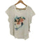 ディーゼル DIESEL 00s 花柄 水彩画 プリント半袖Tシャツ レディース import:S