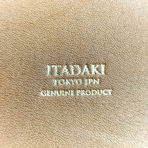 ITADAKI レザーショルダーバック メンズ