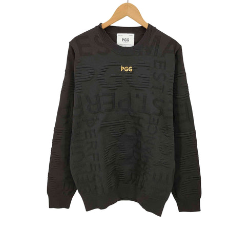 ピージージー PGG 23SS SPECIAL EDITION#2 GOLDEN LOGO KNIT ゴールデン ロゴ ニット レディース 6