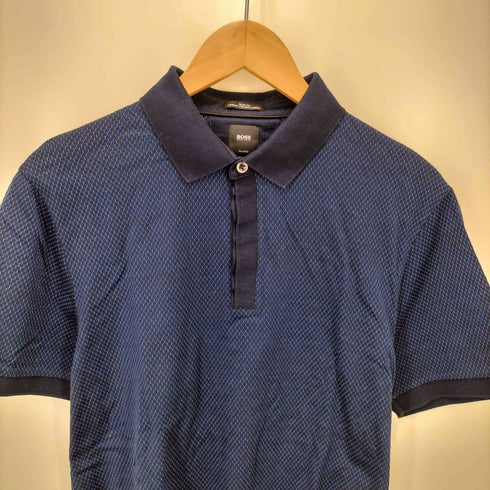 ヒューゴボス HUGO BOSS TAILORED SLIM FIT FINEST ITALIANFABRIC ニット S/S ポロシャツ メンズ import:S